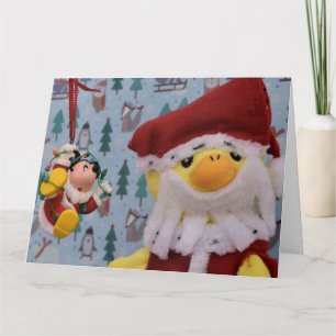 Danny Duck Santa Weihnachtskarte Karte