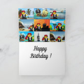 Danny Duck the Pirate Birthday Card Karte (Innenseite)