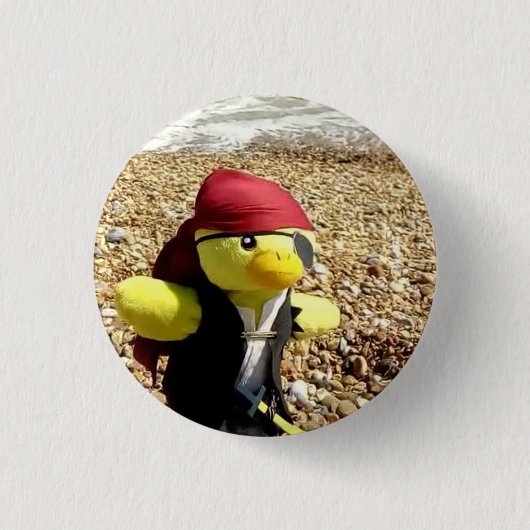 Danny Duck the Pirate Button (Vorderseite)