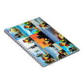 Danny Duck the Pirate Collage Notebook Notizblock (Rechte Seite)