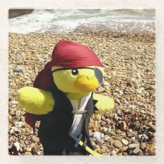 Danny Duck the Pirate Glasuntersetzer (Vorderseite)