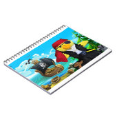 Danny Duck the Pirate Notebook Notizblock (Linke Seite)