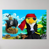 Danny Duck the Pirate. Poster (Vorne)