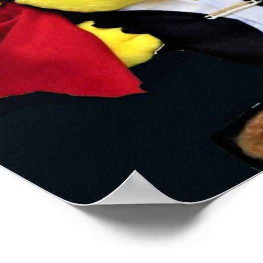 Danny Duck the Pirate. Poster (Ecke)