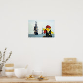 Danny Duck the Pirate. Poster (Küche)