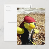 Danny Duck the Pirate Postkarte (Vorne/Hinten)