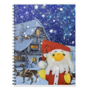 Danny Duck visits Santa Notizblock