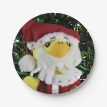 Danny Duck Weihnachtsmann. Pappteller