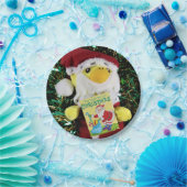 Danny Duck Weihnachtsmann. Pappteller (Party)