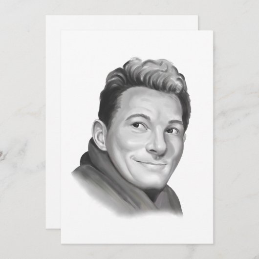 Danny Kaye Feiertagskarte (Vorne/Hinten)