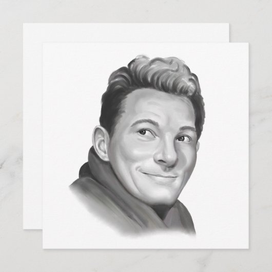 Danny Kaye Feiertagskarte (Vorne/Hinten)