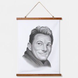 Danny Kaye Wandteppich Mit Holzrahmen