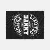 Danny Limited Edition Funny Personalisiert Name Jo Fleecedecke (Vorderseite (Horizontal))