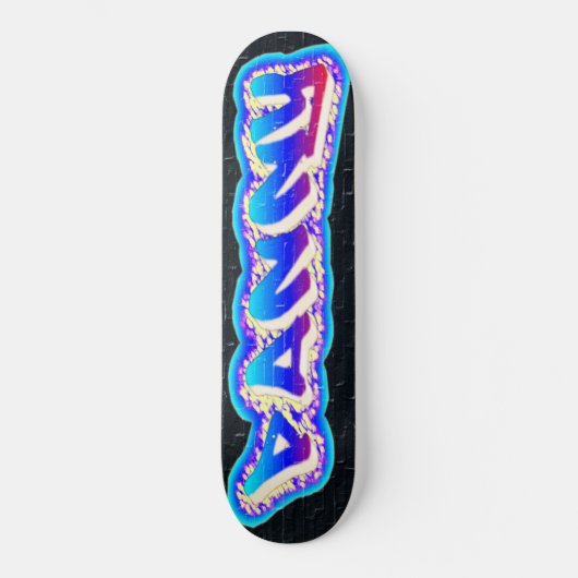 DANNY Personalisierte, kundenspezifische Graffiti- Skateboard (Vorderseite)