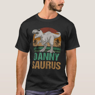 Danny Saurus Dinosaur T Rex Vorname Personalize T-Shirt