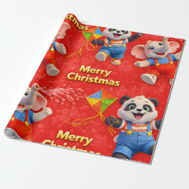 Danny und Dave Frohe Weihnachten festliche Verpack Geschenkpapier