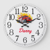 Danny's Feuerrettung große Uhr (Vorderseite)