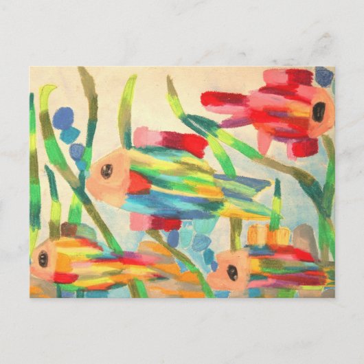 Dannysylee The Rainbow Fish Postcard Postkarte (Vorderseite)