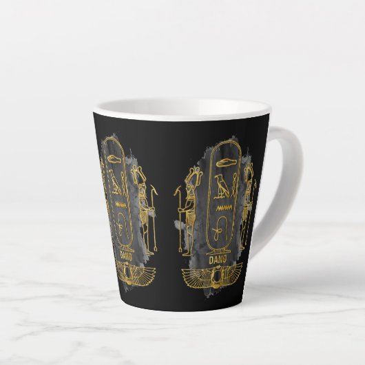 Dano, dein Name in der alten ägyptischen Hieroglyp Milchtasse (Rechte Ecke)