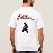 Danos Fahrrad-Geschäft T-Shirt (Rückseite)