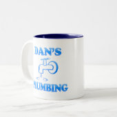Dans Klempnerarbeit Zweifarbige Tasse (Vorderseite Links)