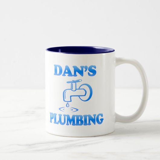 Dans Klempnerarbeit Zweifarbige Tasse (Rechts)