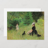 Dans le Parc von Berthe Morisot Postkarte (Vorne/Hinten)