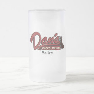 Dans Schokoladen-Bar-Bier-Tasse Mattglas Bierglas