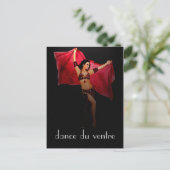 danse du ventre Postcard Postkarte (Stehend Vorderseite)