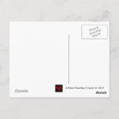 danse du ventre Postcard Postkarte (Rückseite)