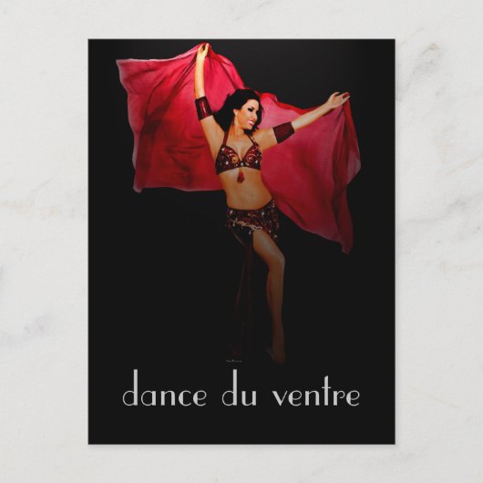 danse du ventre Postcard Postkarte (Vorderseite)