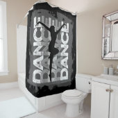 Danse et Lettres (Tanz) Duschvorhang (Beispiel)