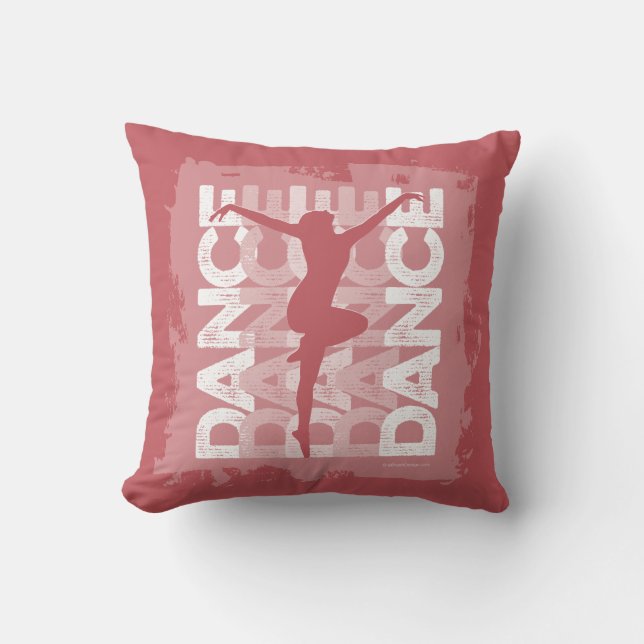 Danse et Lettres (Tanz) Kissen (Vorderseite)