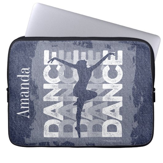 Danse et Lettres (Tanz) Laptopschutzhülle (Vorderseite)