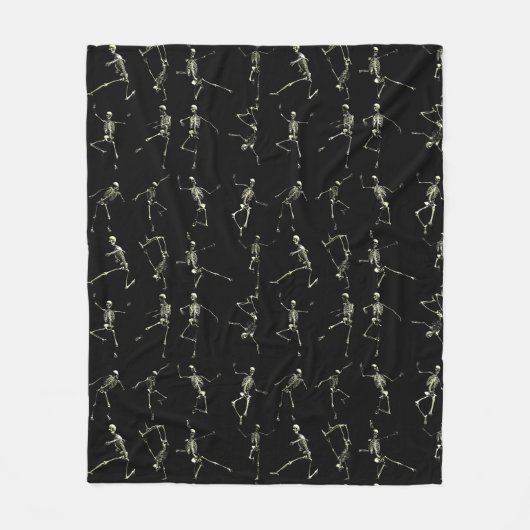 Danse Macabre Fleecedecke (Vorderseite)