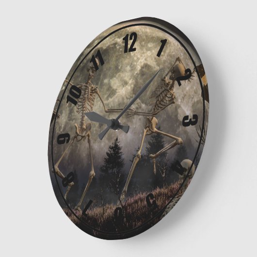 Danse Macabre Große Wanduhr (Winkel)
