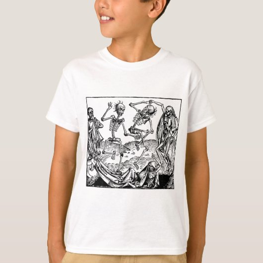 Danse Macabre oder Tanz des Todes T-Shirt (Vorderseite)