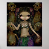 Danse Macabre - Tribal Fusion - gotische Fee Print Poster (Vorne)