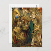 Danseuse au café (Dancer in a Cafe) von Metzinger Postkarte (Vorne/Hinten)