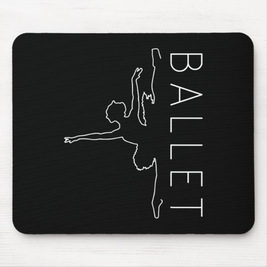 Danseuse Funny Coryphee Ballerina Choreograf Ba Mousepad (Vorne)