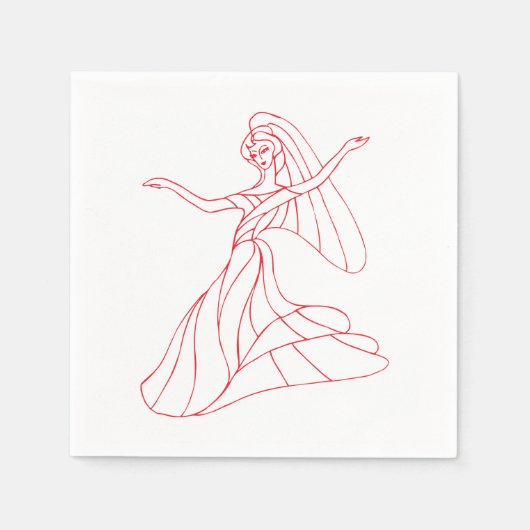Danseuse Napkins Serviette (Vorderseite)