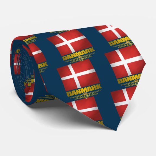 ‚Dansk Pride‘ Krawatte (Gerollt)