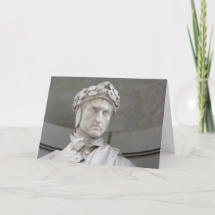 Dante Alighieri Blank Note Card Karte