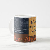 Dante Alighieri Kaffeetasse (Vorderseite Links)