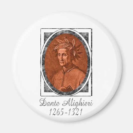 Dante Alighieri Magnet (Vorne)