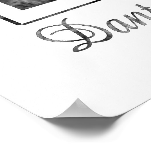 Dante Alighieri Poster (Ecke)