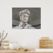 Dante Alighieri Poster mit inspirierendem Zitat (Küche)