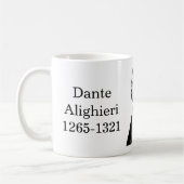 Dante Alighieri Zitat über Verse Kaffeetasse (Links)