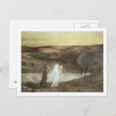 Dante and Beatrice, von 'L'Estampe Moderne', publ Postkarte (Vorne/Hinten)