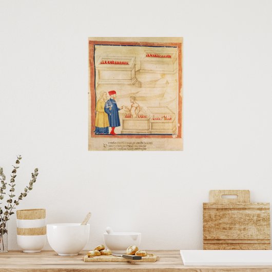 Dante and Virgil  discover Count Ugolino Poster (Küche)